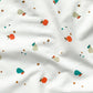 Fruits Minipom Fond Blanc Cassé | 1m x 1m50