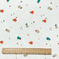 Fruits Minipom Fond Blanc Cassé | 1m x 1m50