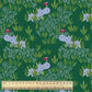 Hippopotame Palmiers Fond Azur | 1m x 1m50