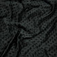 Coton Minky A Pois Premium - Noir