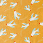 Oiseaux Bebird Fond Ambre | 1m x 1m50