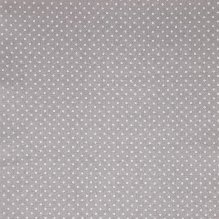 Pois Piselli Fond Gris | 1m x 1m50