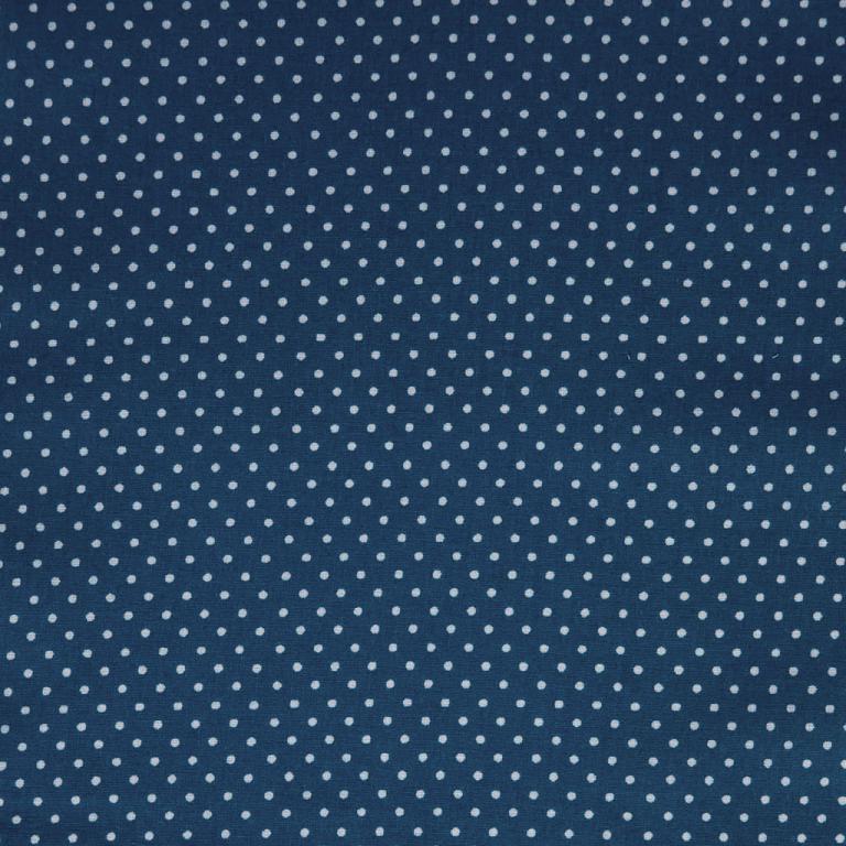 Pois Piselli Fond Indigo | 1m x 1m50