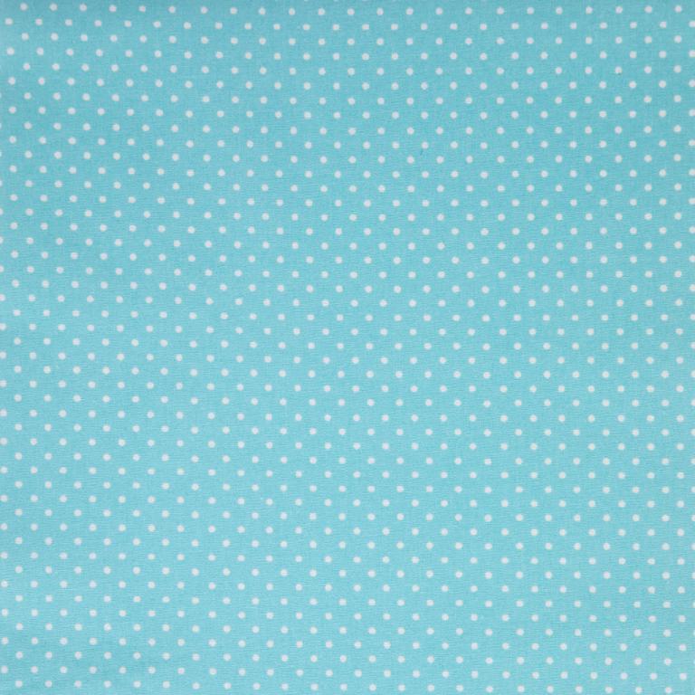 Pois Piselli Fond Turquoise | 1m x 1m50