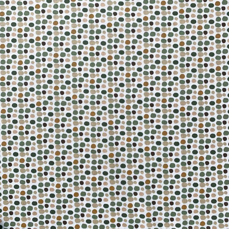 Pois Potol Forêt Fond Blanc | 1m x 1m50