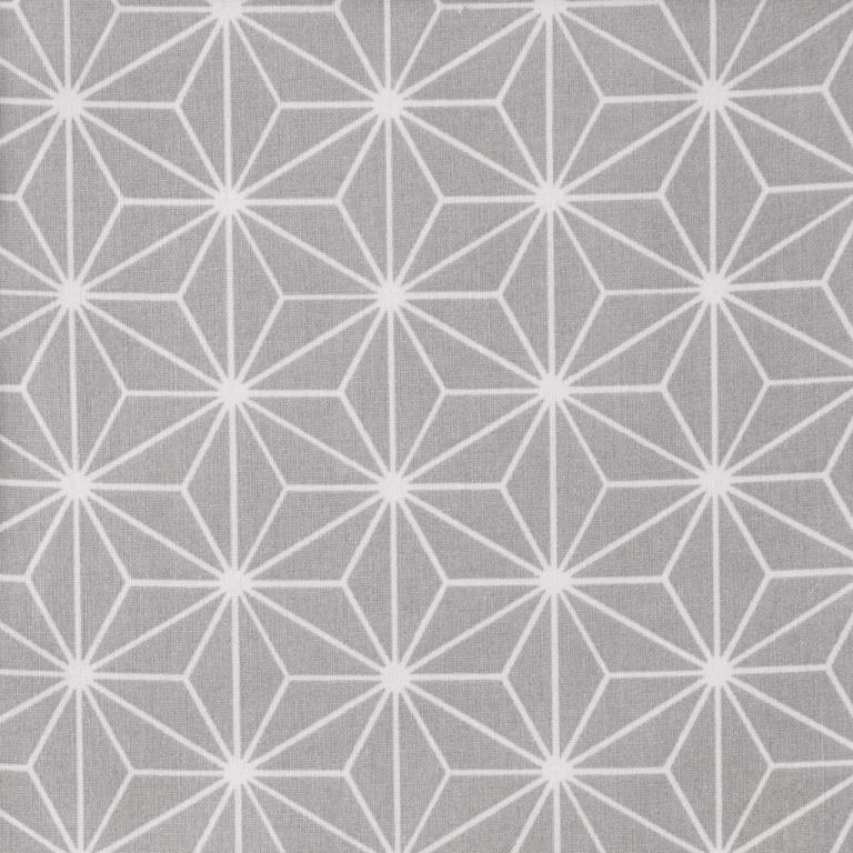 Triangles Casual Fond Gris | 1m x 1m50