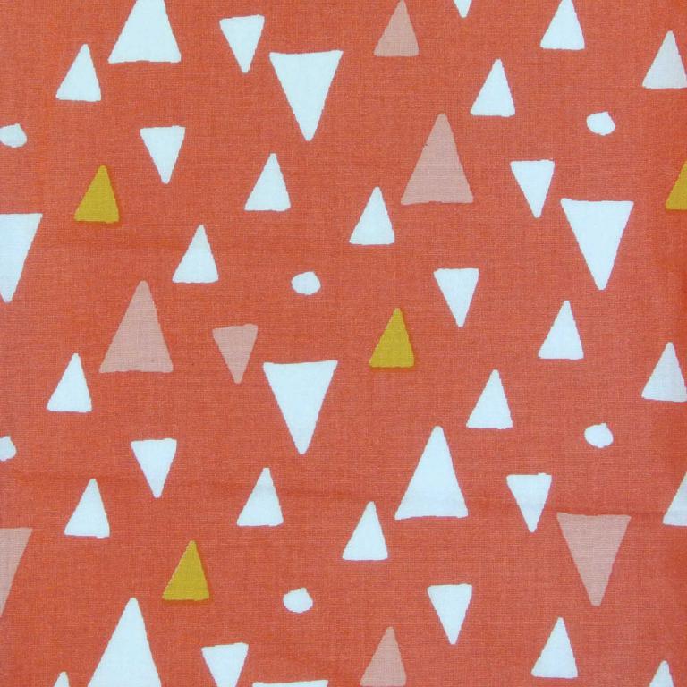 Triangles Momy Fond Tomate | 1m x 1m50