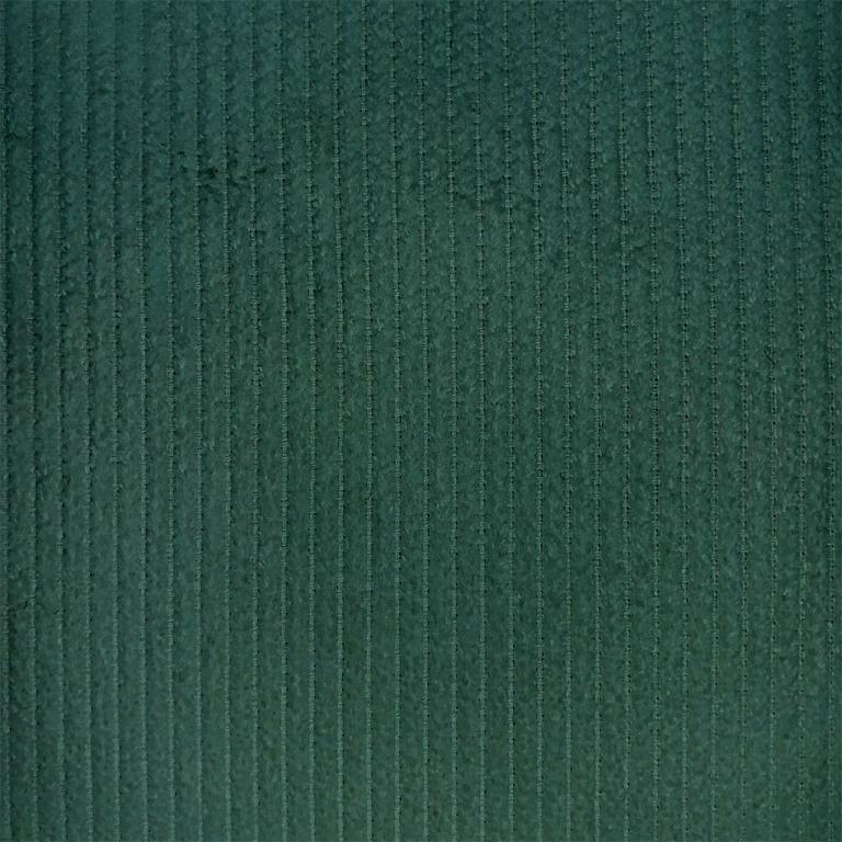 Velours Coton 500 Raies Vert Thym | 1m x 1m50