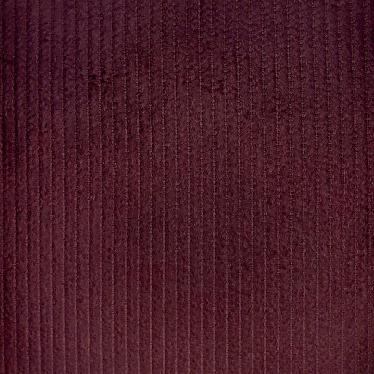 Velours Coton 500 Raies Violet | 1m x 1m50